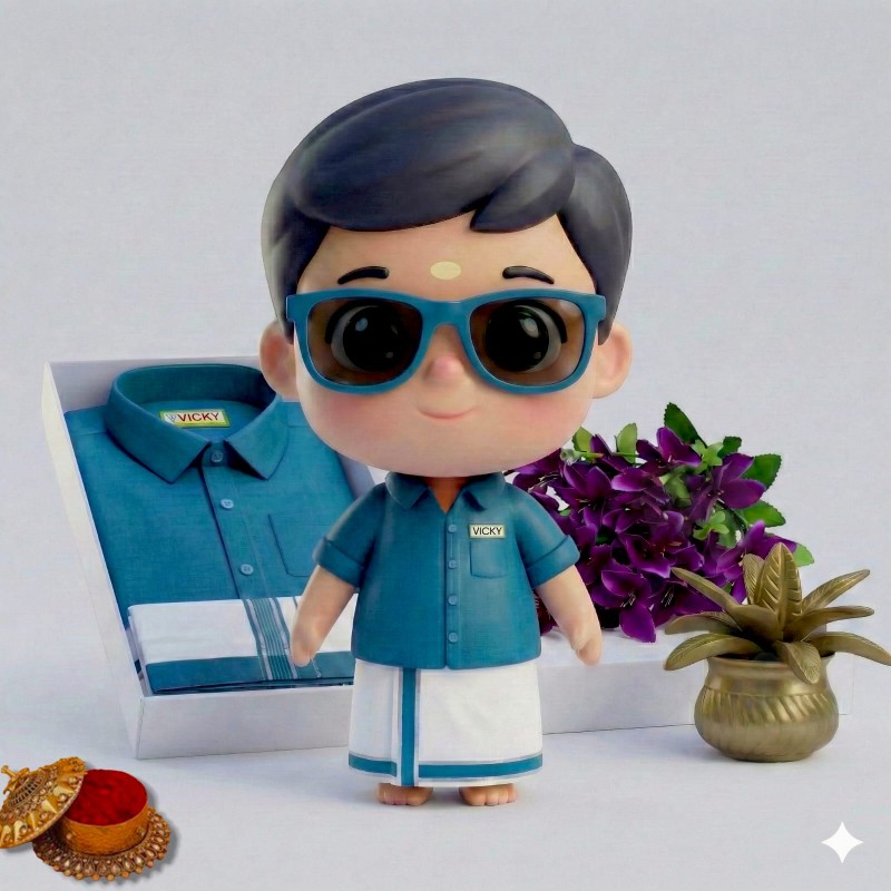 Kids dhoti and shirt