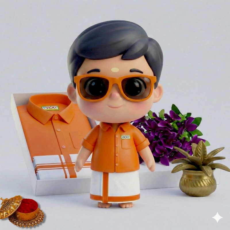 Kids dhoti and shirt