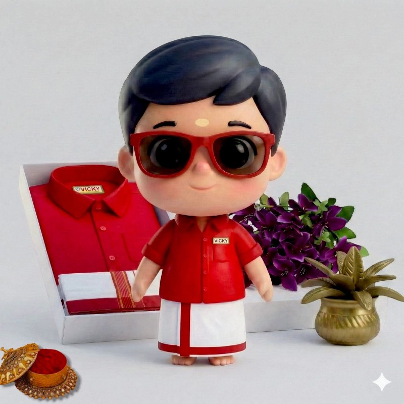 Kids dhoti and shirt