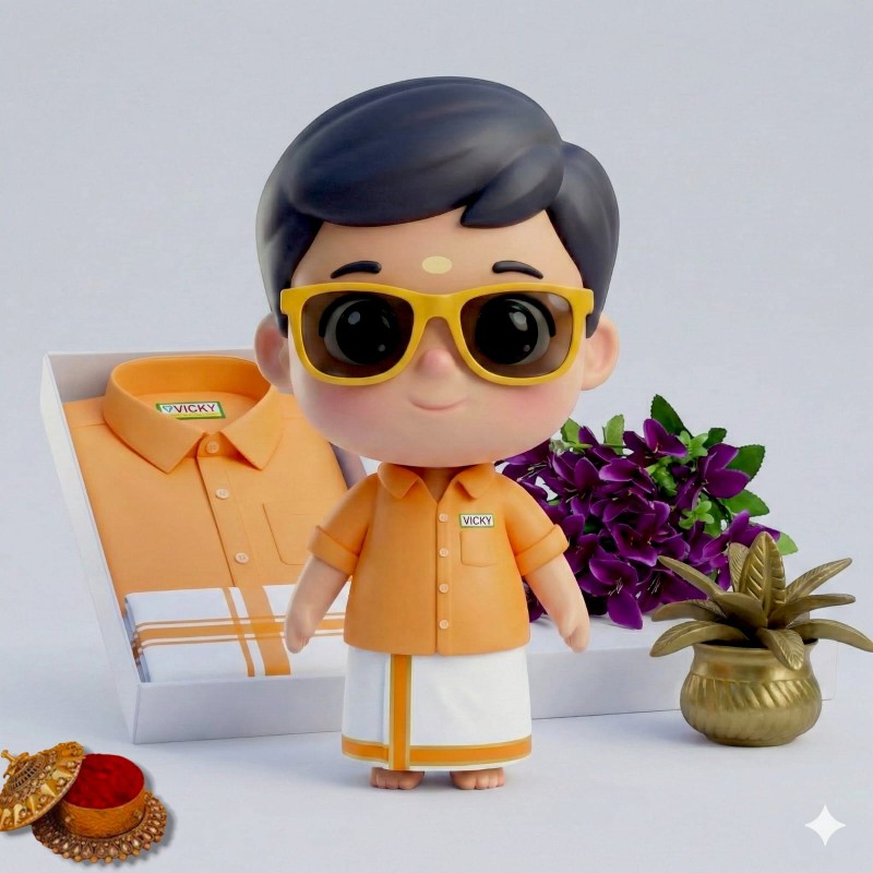 Kids dhoti and shirt