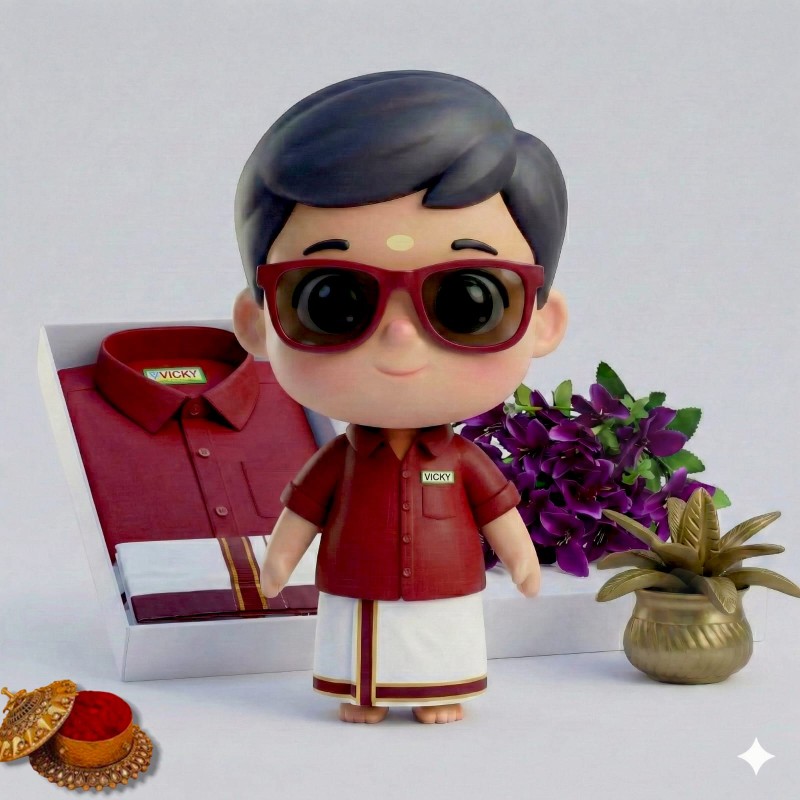 Kids dhoti and shirt