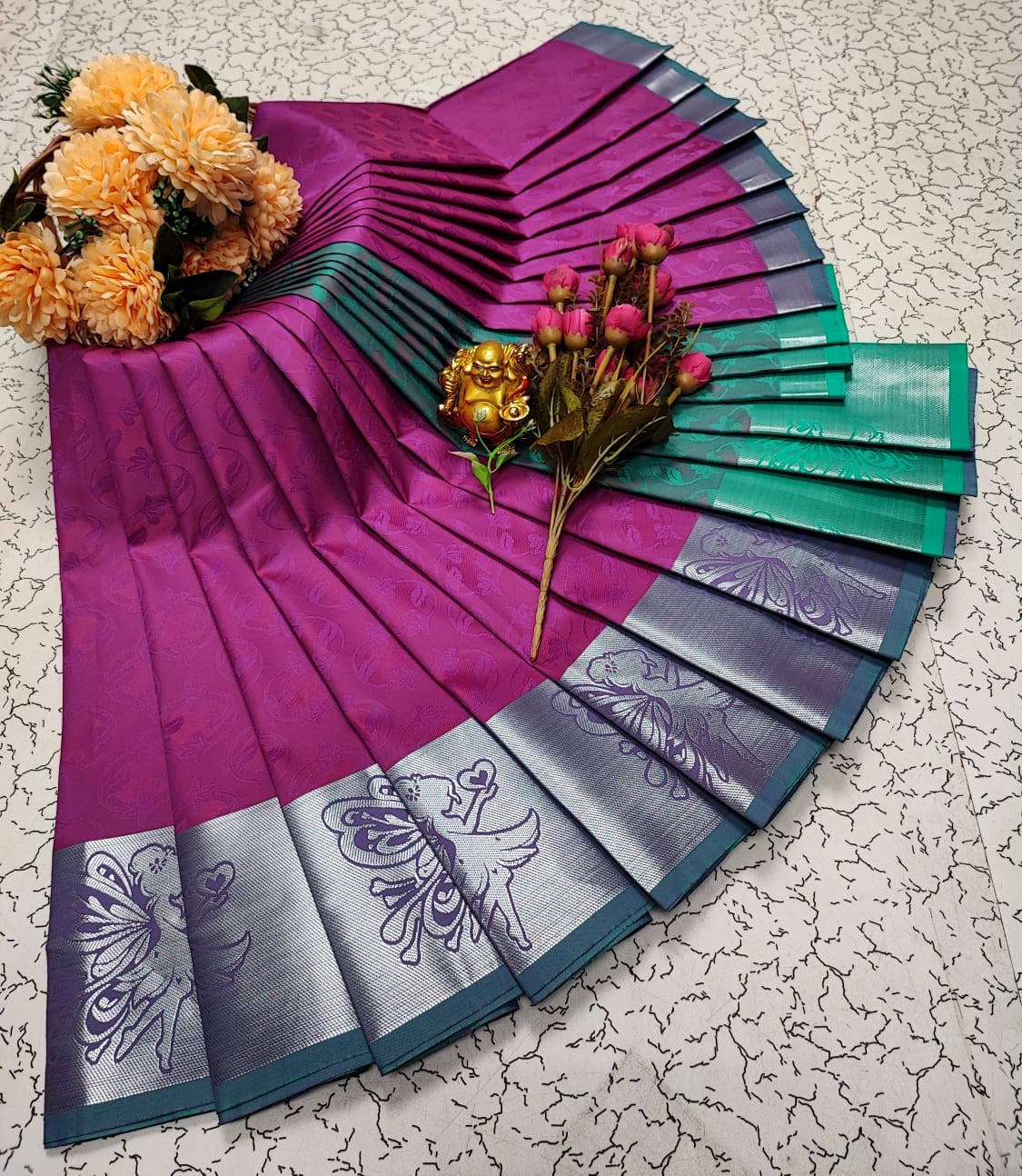3D Emposed Silksarees