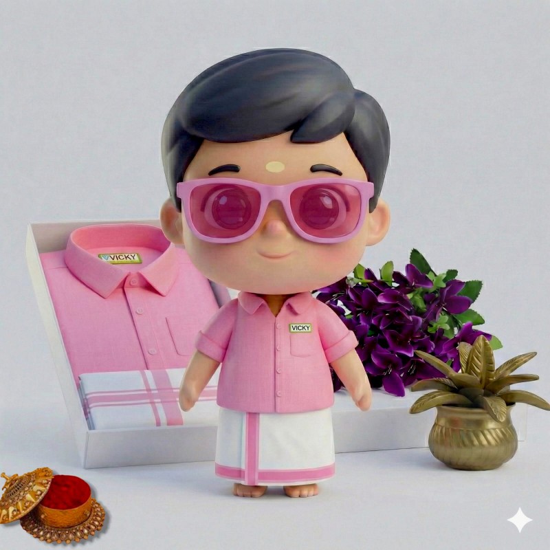 Kids dhoti and shirt