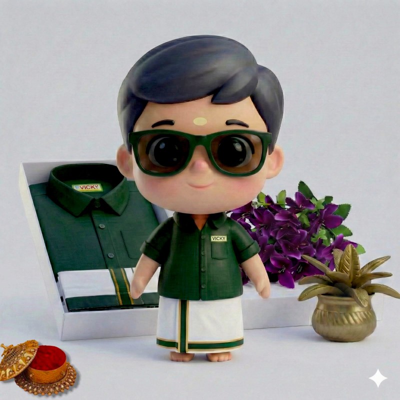 Kids dhoti and shirt