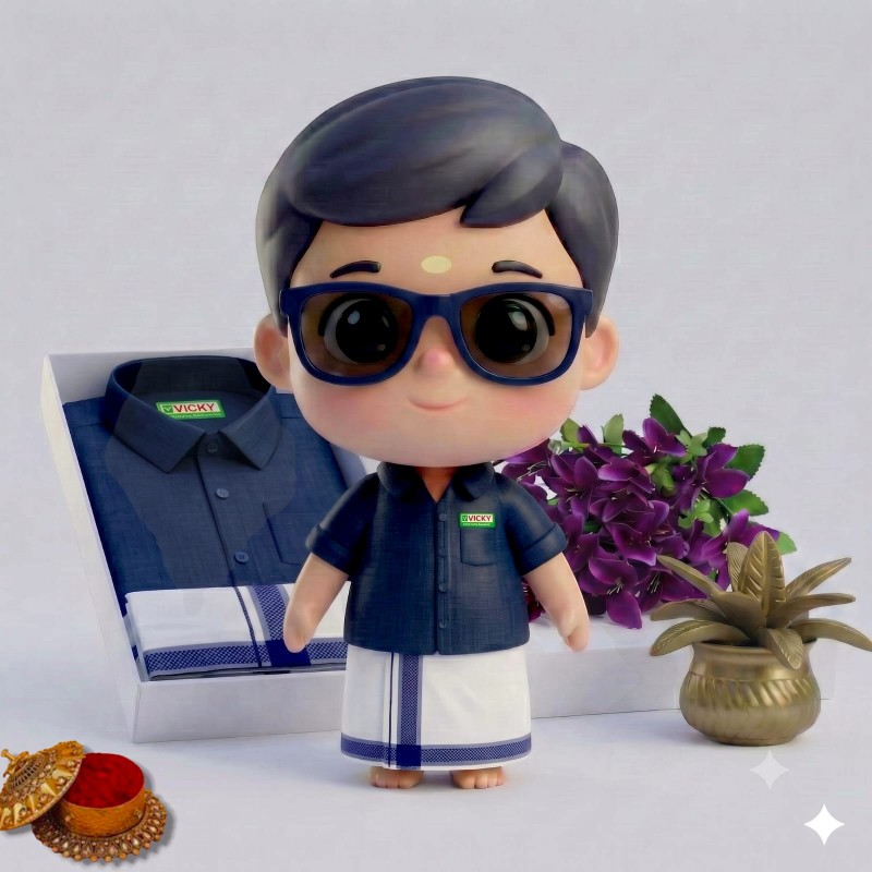 Kids dhoti and shirt