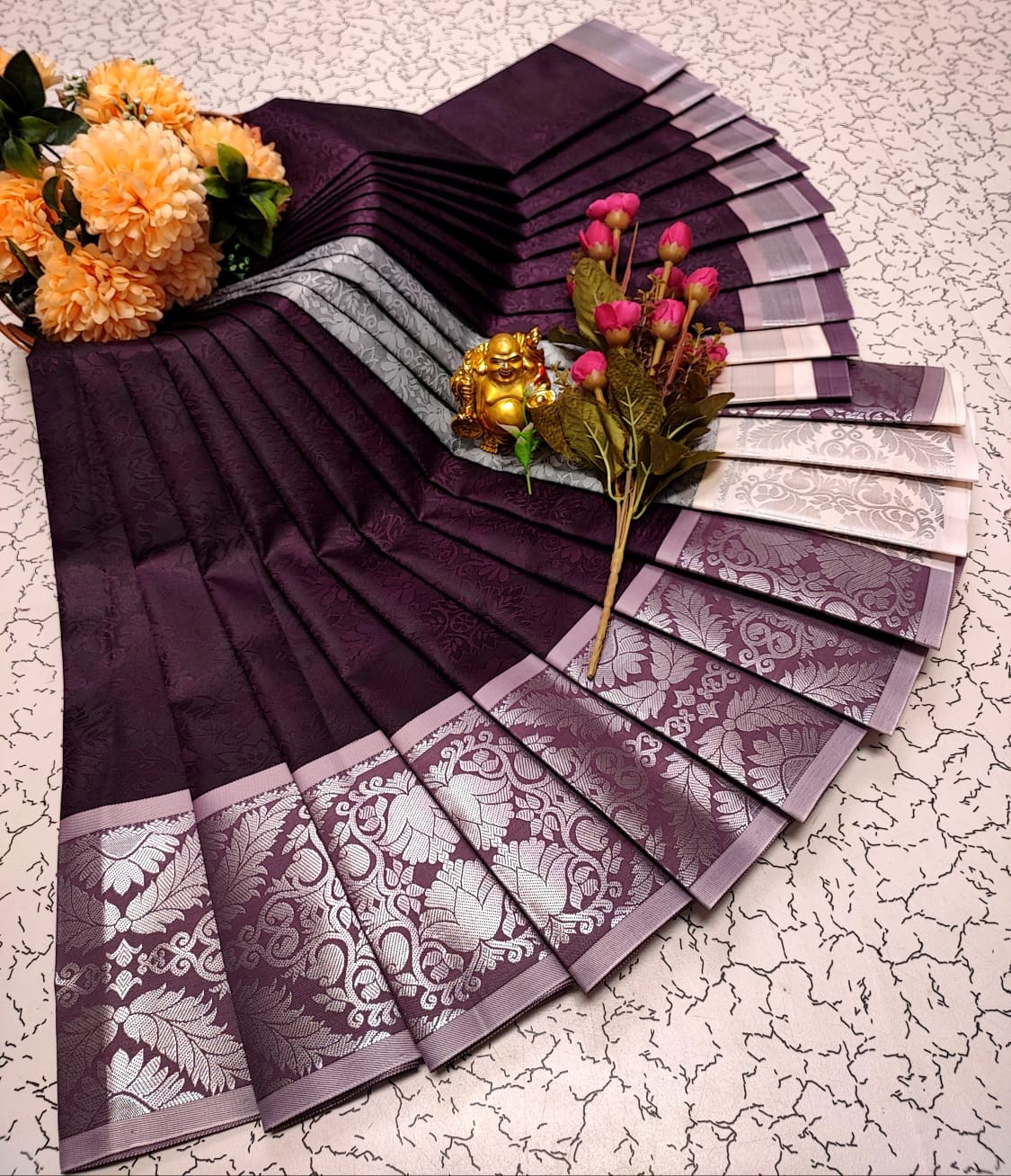 3D Emposed Silksarees